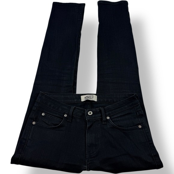 Naked & Famous Black Stretch Slim Fit Jeans Men's Size 30x32